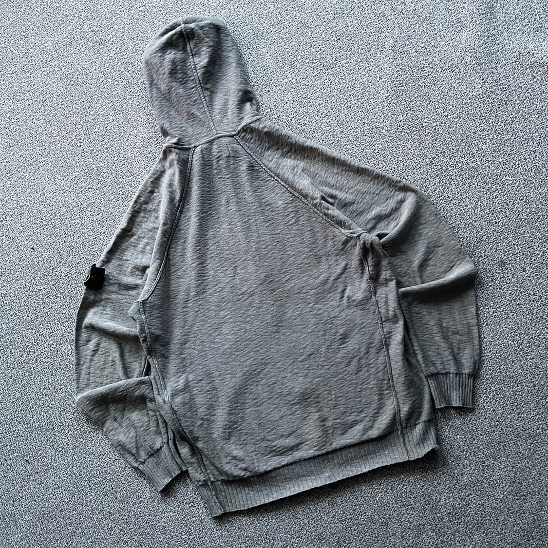 스톤아일랜드 후드 니트 집업 상품이미지5