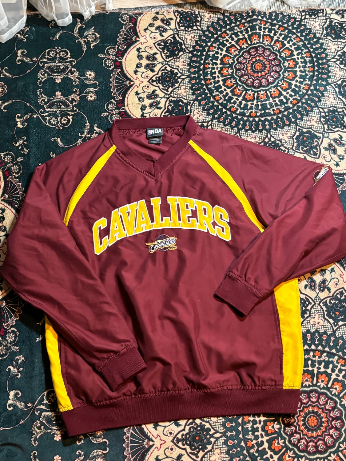 NBA CAVALIERS 버건디 웜업 상품이미지1
