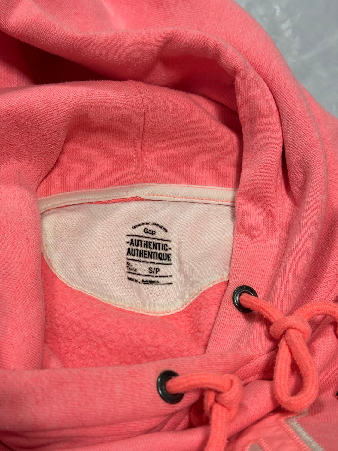 gap / 갭 핑크 자수 후드티 상품이미지4