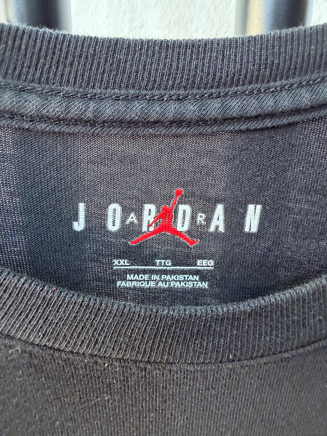 정품) 나이키 조던 블랙 반팔티 XXL 상품이미지6