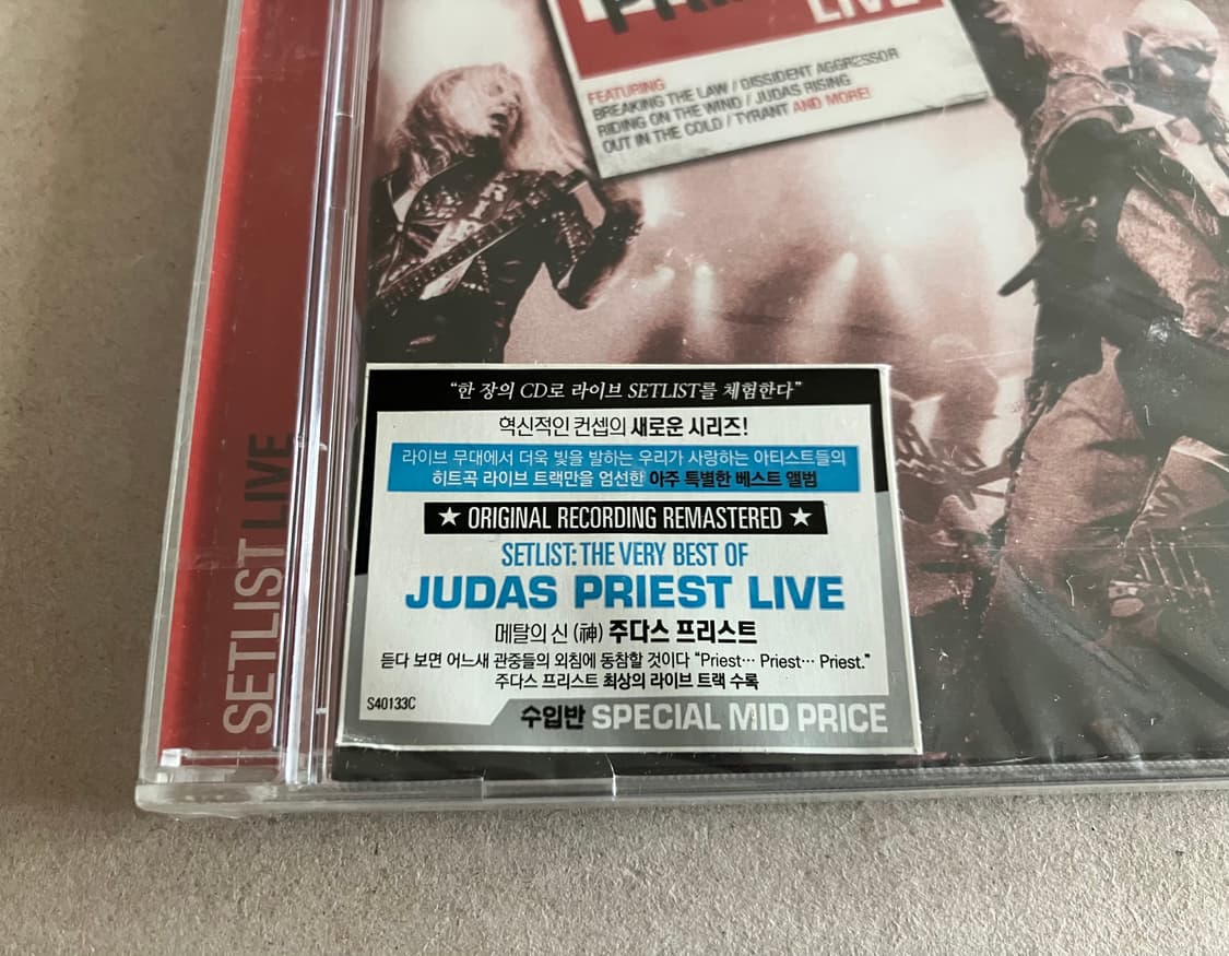 주다스프리스트 Judas Priest 히트곡 라이브 베스트 미개봉 CD 상품이미지2