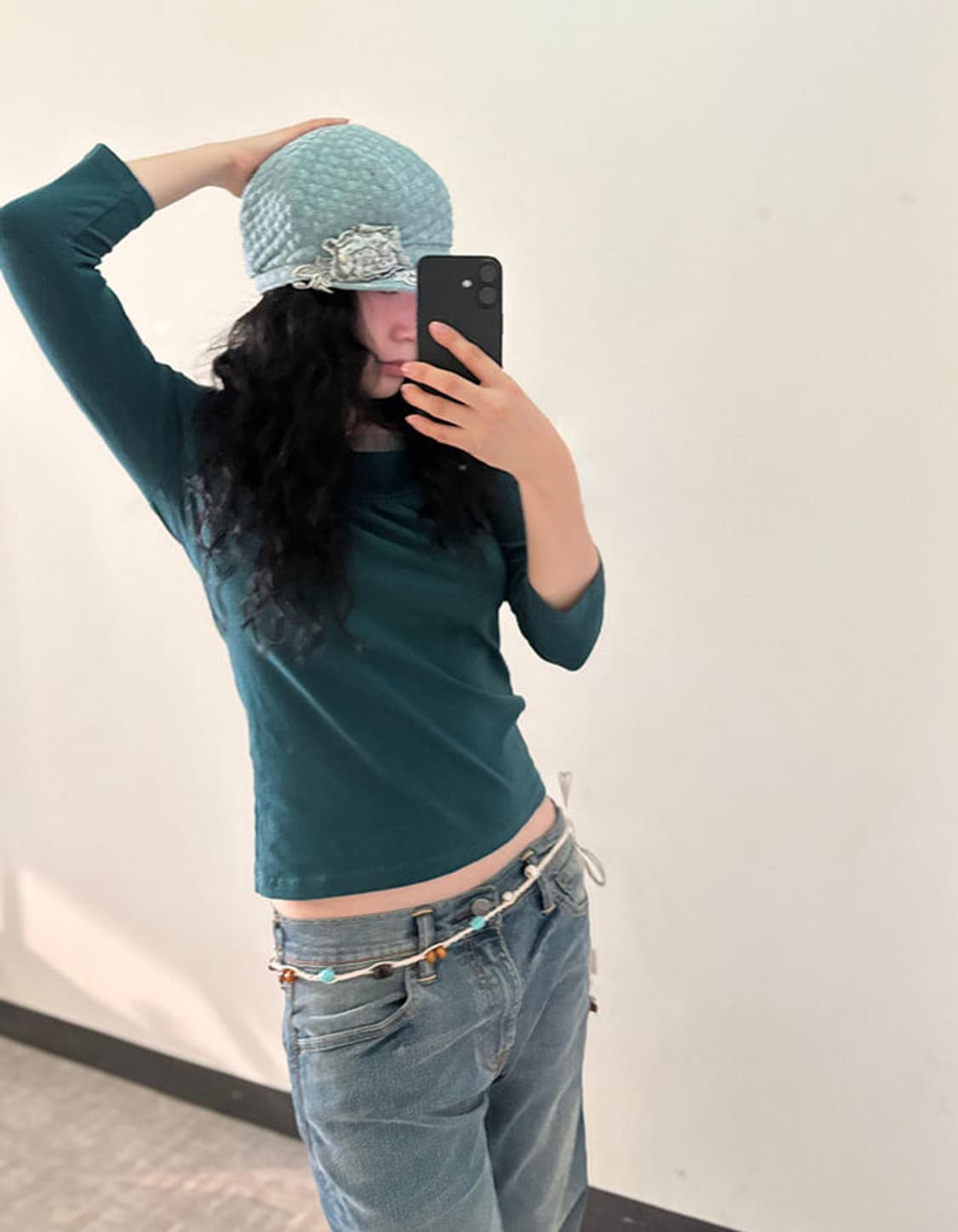 square neck smock top 상품이미지3