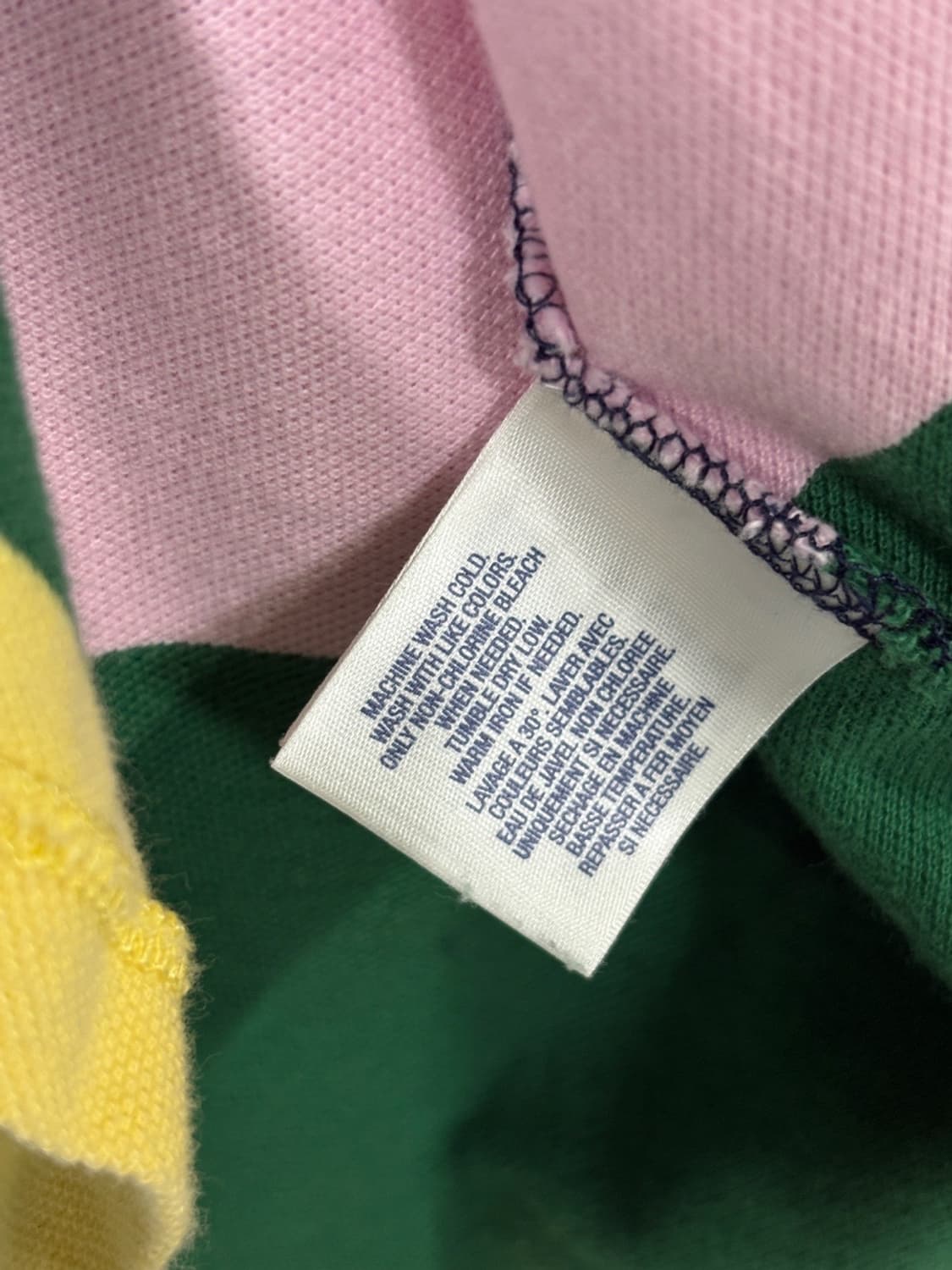 폴로 랄프로렌 멀티 컬러 반팔 PK셔츠(카라티) 상품이미지3