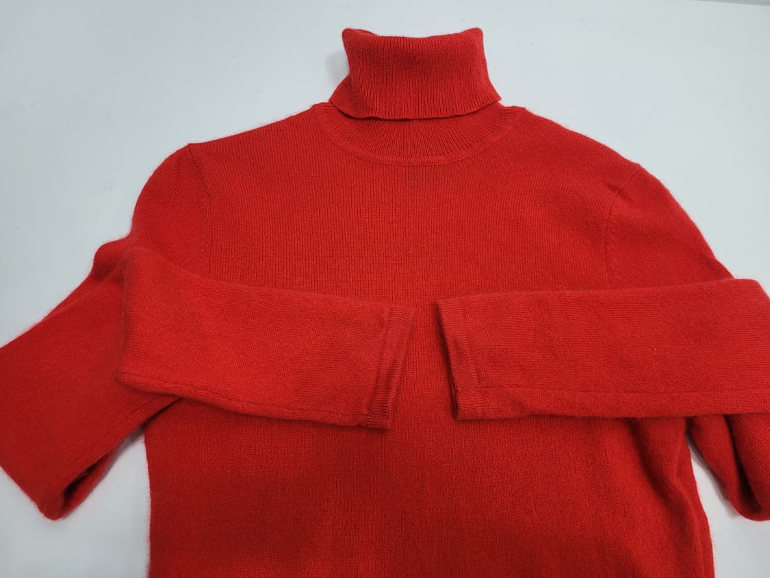 로드앤테일러 캐시미어100% 터틀넥 니트 / 여 XS 레드
 상품이미지5