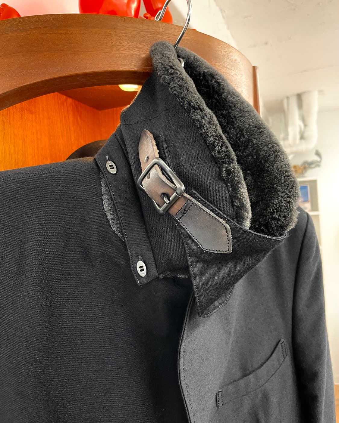 [M] 미하라야스히로 퍼 트리밍 테일러드 자켓 상품이미지8