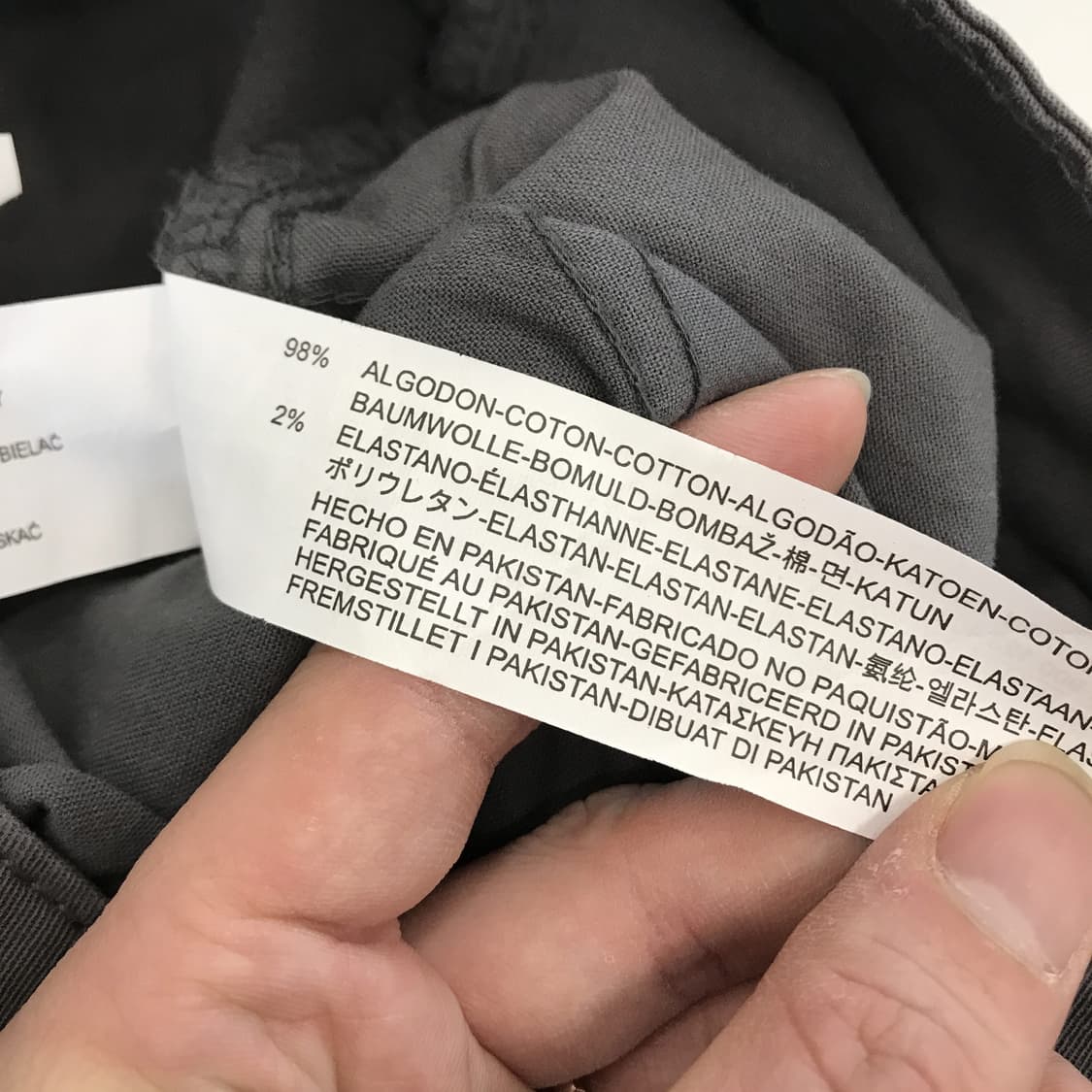 자라 슬림핏 그레이 데님팬츠 새상품 [30인치] 상품이미지7