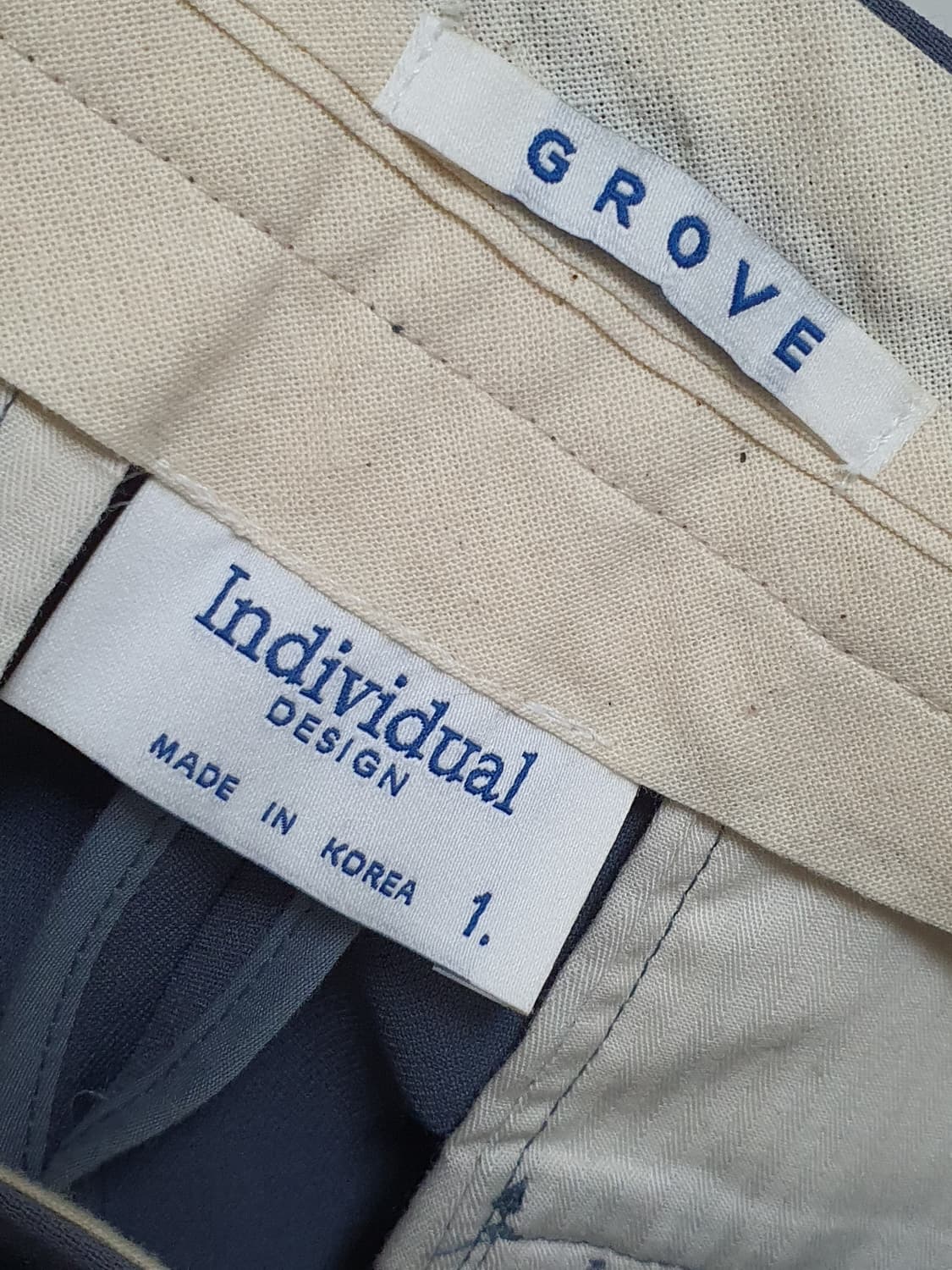 그로브 Grove 블루그레이 슬랙스 S사이즈 상품이미지3