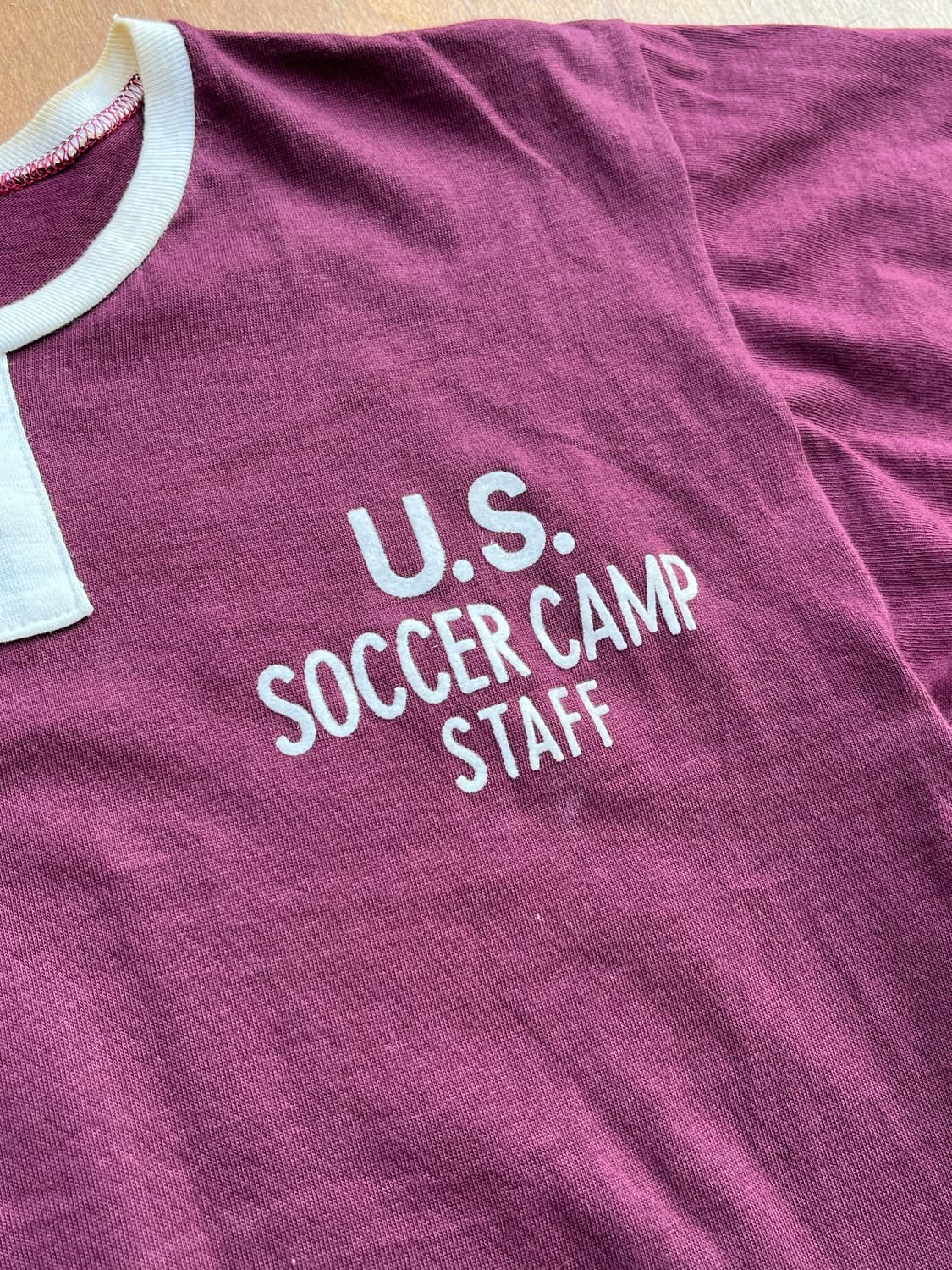 70s Champion U.S. Soccer Camp Ringer Tee 상품이미지2