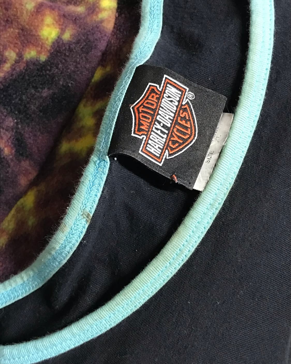 할리데이비슨 민트 자수 레이어링 롱 슬리브 상품이미지6