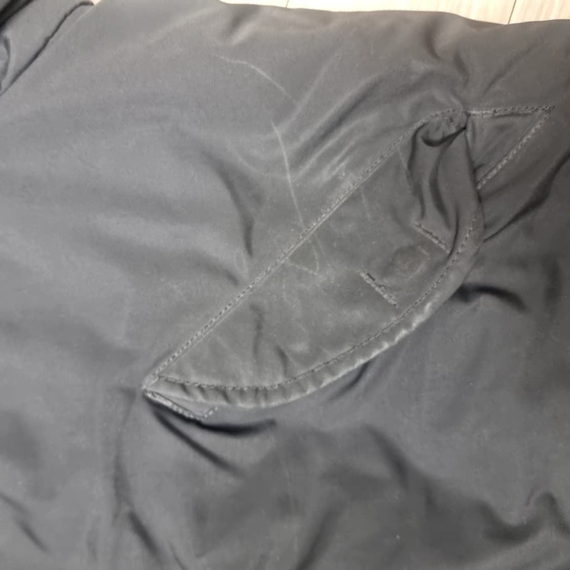 코오롱 볼디스트후드 MA-1 항공 점퍼 블랙(105) 상품이미지5