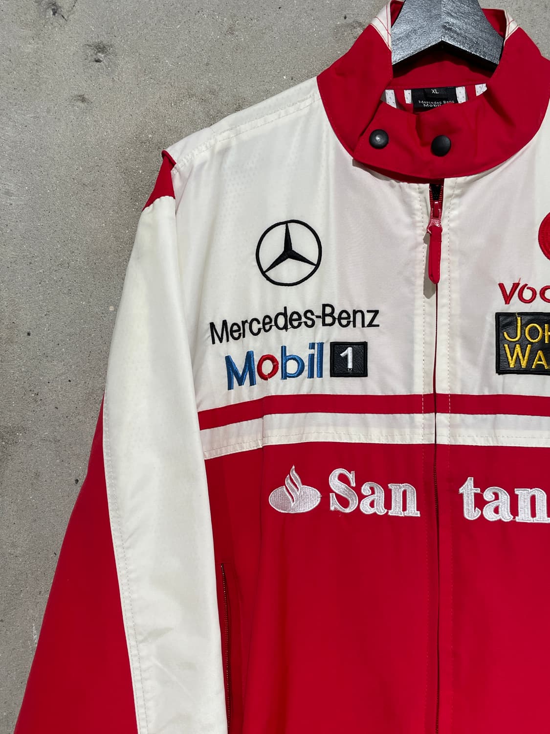 메르세데스 벤츠 투 톤 보다폰 레이싱 자켓 상품이미지2