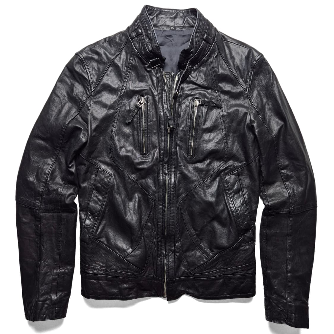 [S] VTG 이태리 양가죽 바이커 자켓 상품이미지1