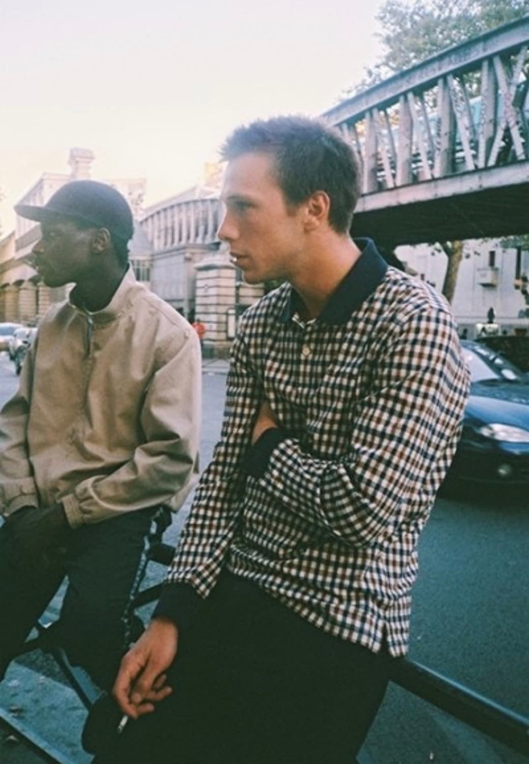 슈프림 아쿠아스큐덤 체크 폴로티 M 상품이미지1