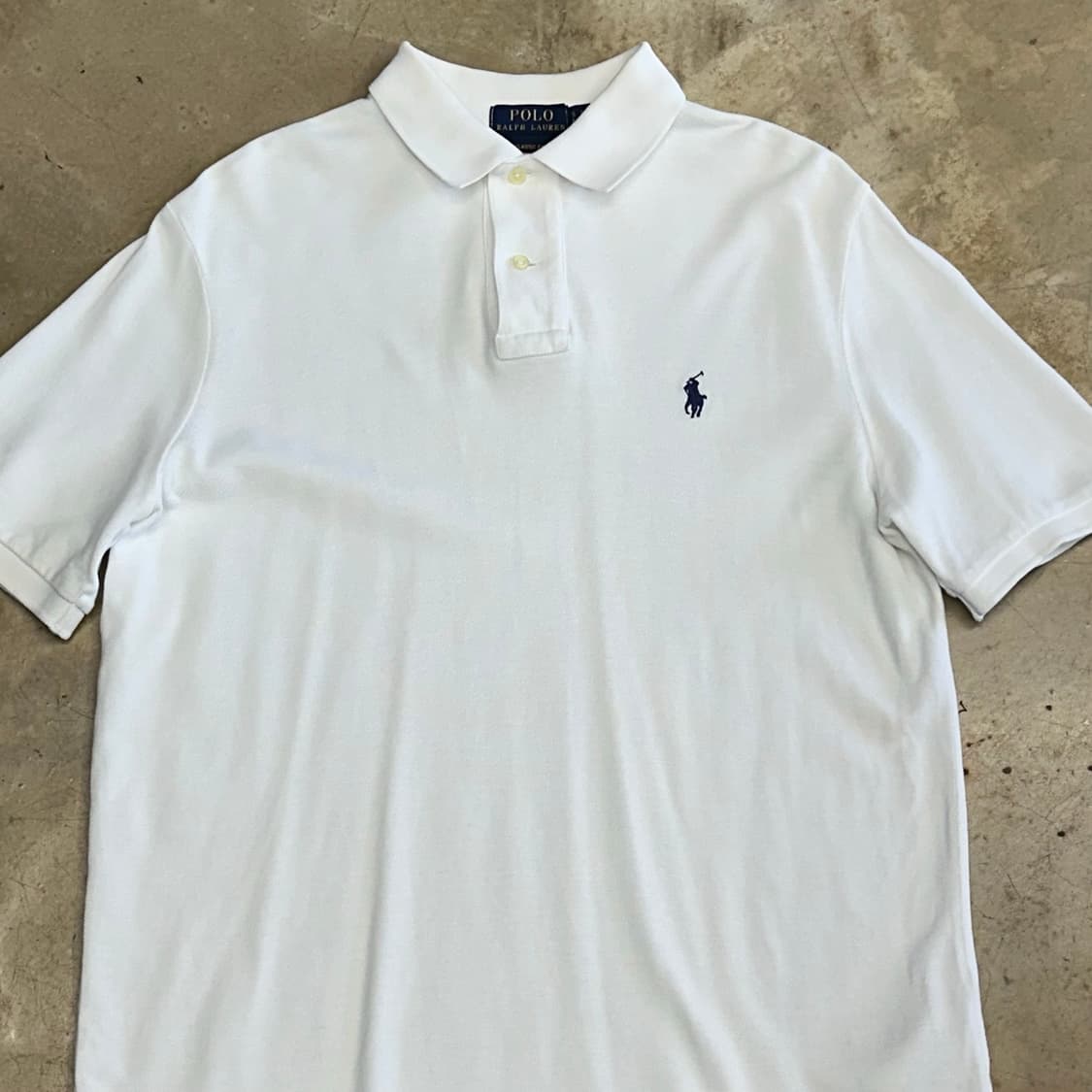 S 폴로랄프로렌 화이트 카라반팔티 상품이미지1