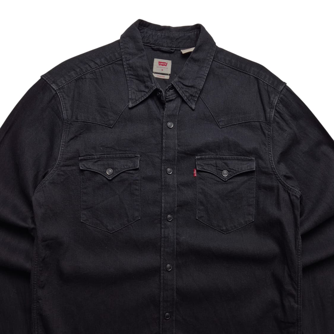 [M] 리바이스 바스토우 웨스턴 데님셔츠 블랙 상품이미지3