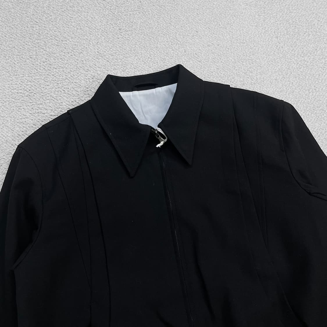 쿠어 Coor 울 블루종 자켓 블랙 상품이미지2