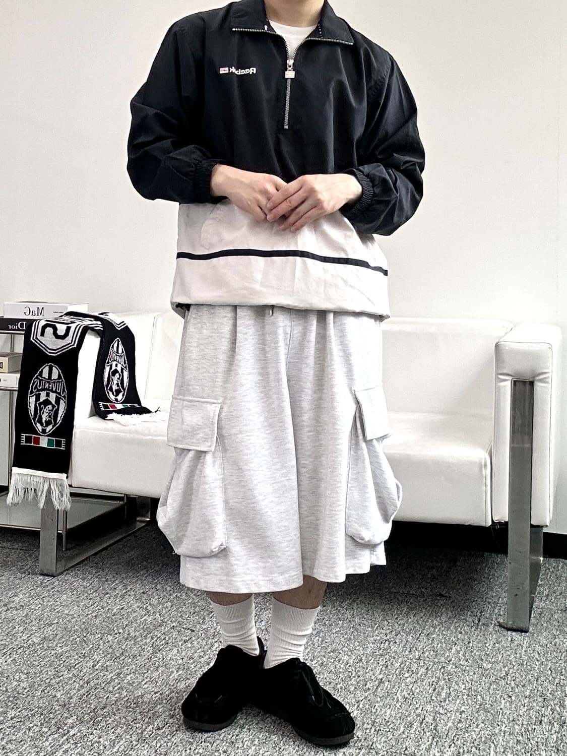 리복 클래식 하프집업 아노락 바람막이 90  상품이미지4
