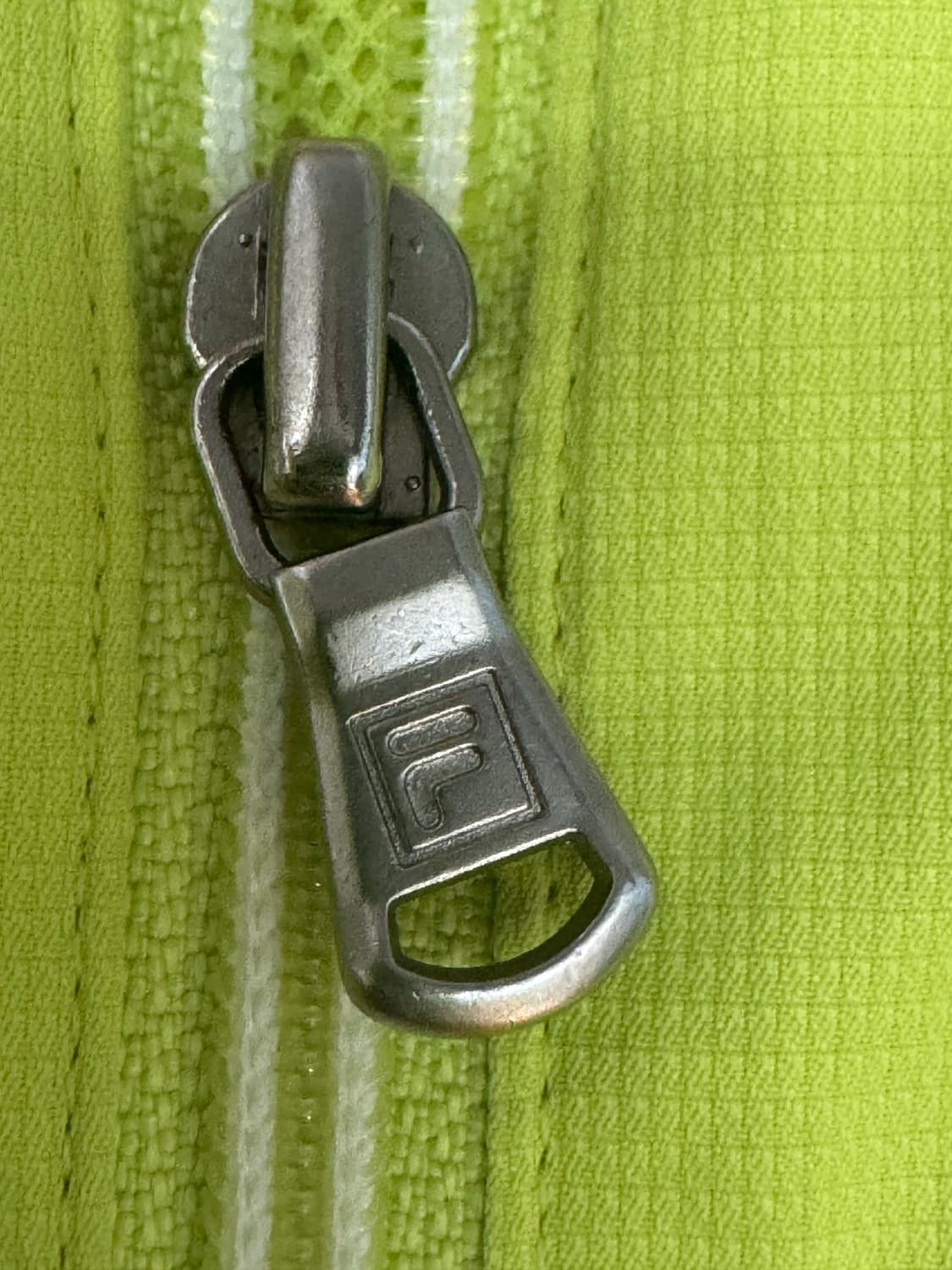 FILA 휠라 네온 라임 후드 집업 반팔 자켓 (라임 옐로우) 상품이미지7