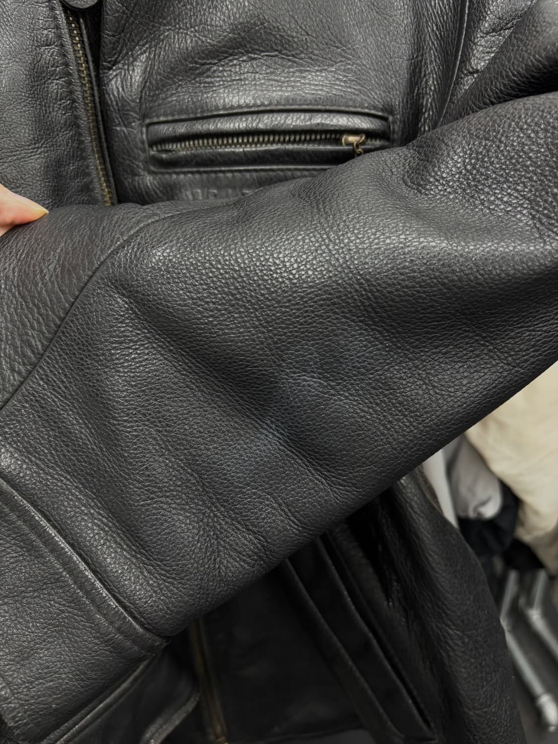 90s 마리떼 소가죽 자켓 상품이미지6