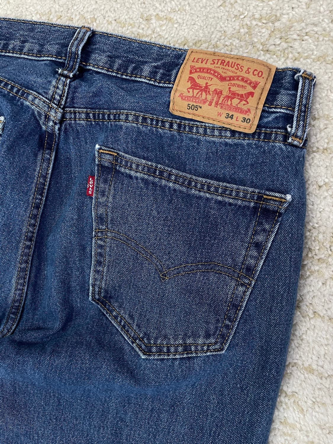 [34x30] 리바이스 505 Levis 레귤러 스트레이트 청바지 상품이미지3