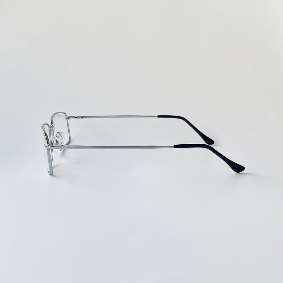 768 데드스탁 픽키안경 빅사이즈 슬림 사각 실버 메탈 빈티지 상품이미지4