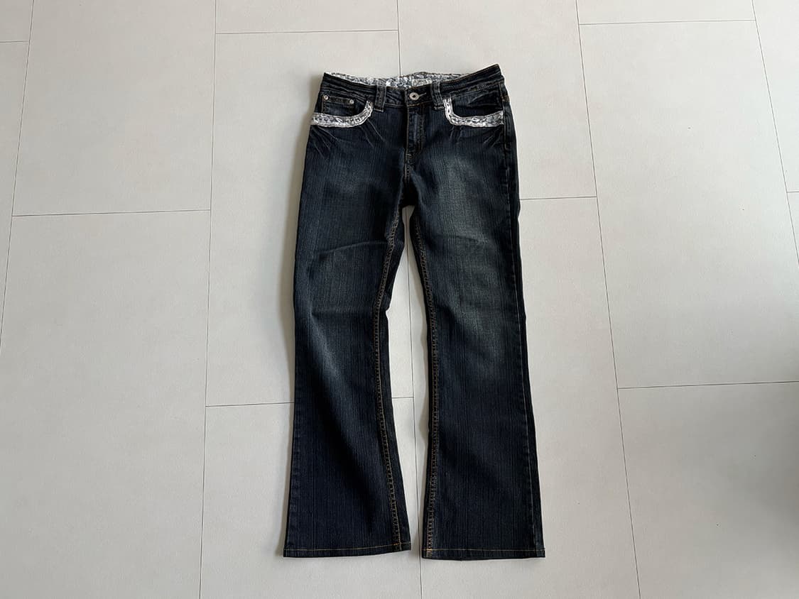 lace pocket jeans 상품이미지4