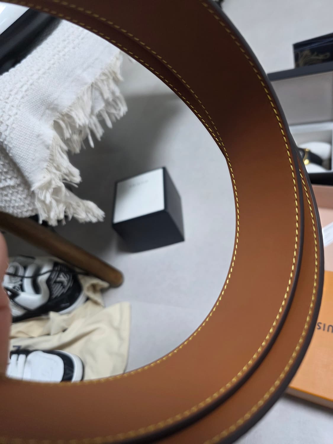 루이비통 양면 모노그램 벨트 새상품급. 상품이미지6