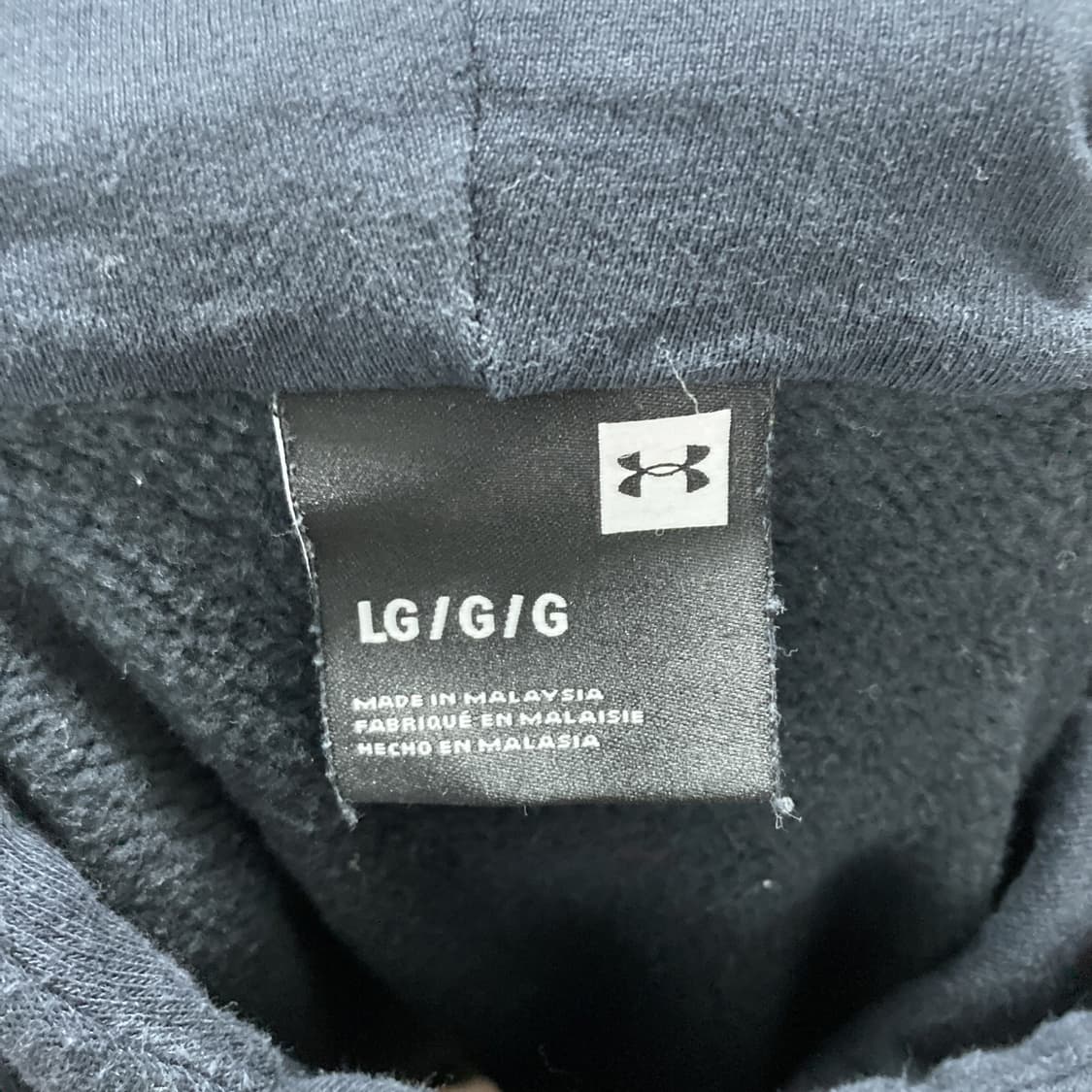 언더아머 여성후드집업자켓 블랙 L  상품이미지4