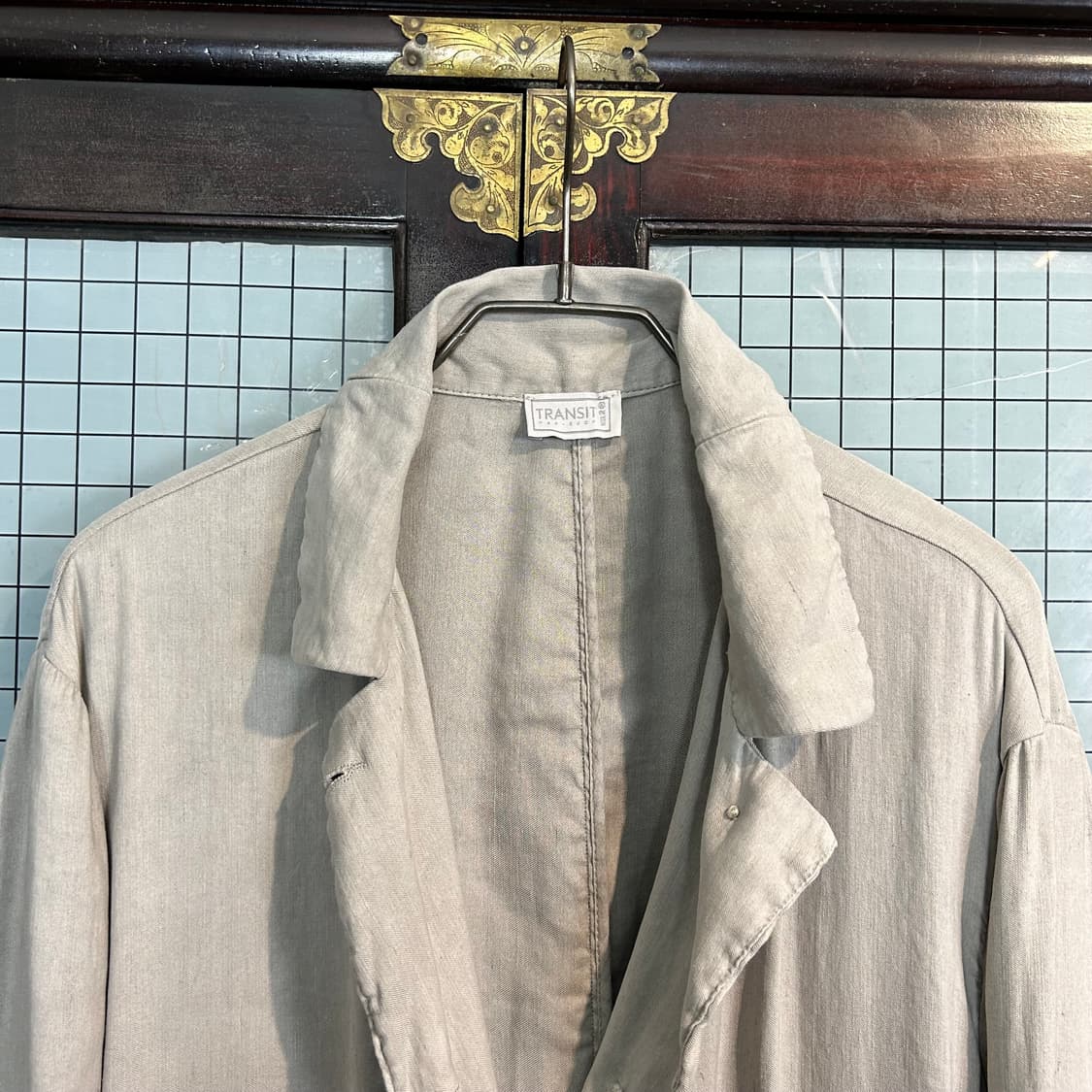 트랜짓 린넨 코트  상품이미지5