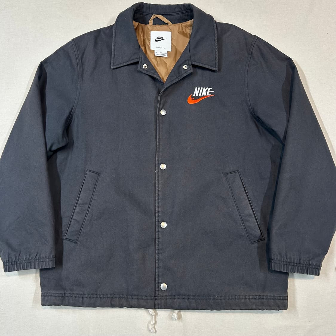 XL) 나이키 트렌드 코치 자켓 차콜 그레이 상품이미지2