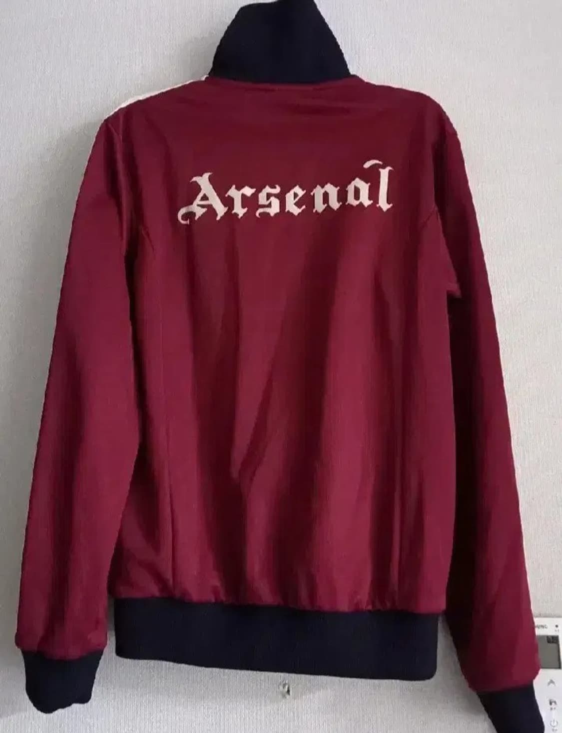 아디다스 희귀 아스날 버건디 트랙탑 저지 져지집업 95/M 상품이미지4