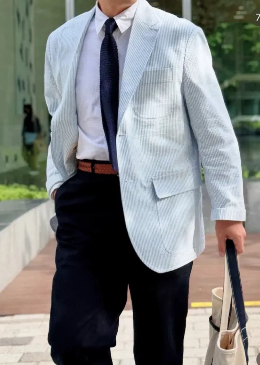 리넥츠 25ss 시어서커 수트 셋업 3(105/32) 상품이미지3