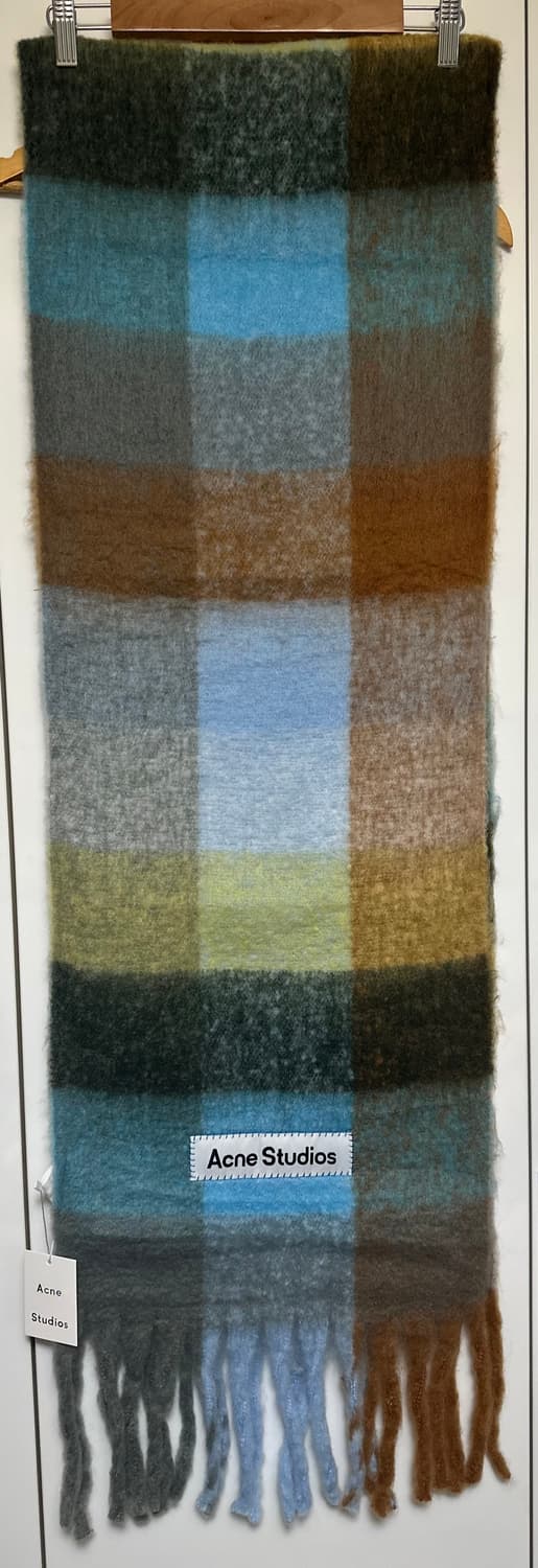 아크네 스튜디오 모헤어울체크 머플러 남여공용 상품이미지4