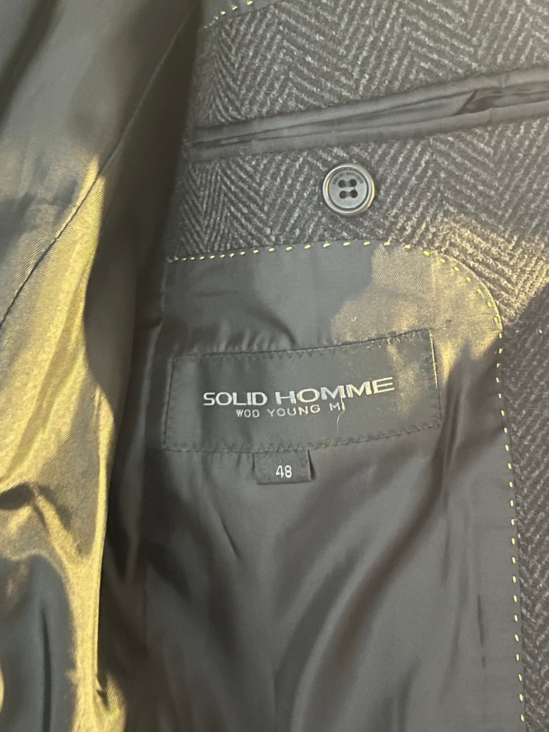 솔리드옴므 헤링본 울 블레이저 (48) 상품이미지4