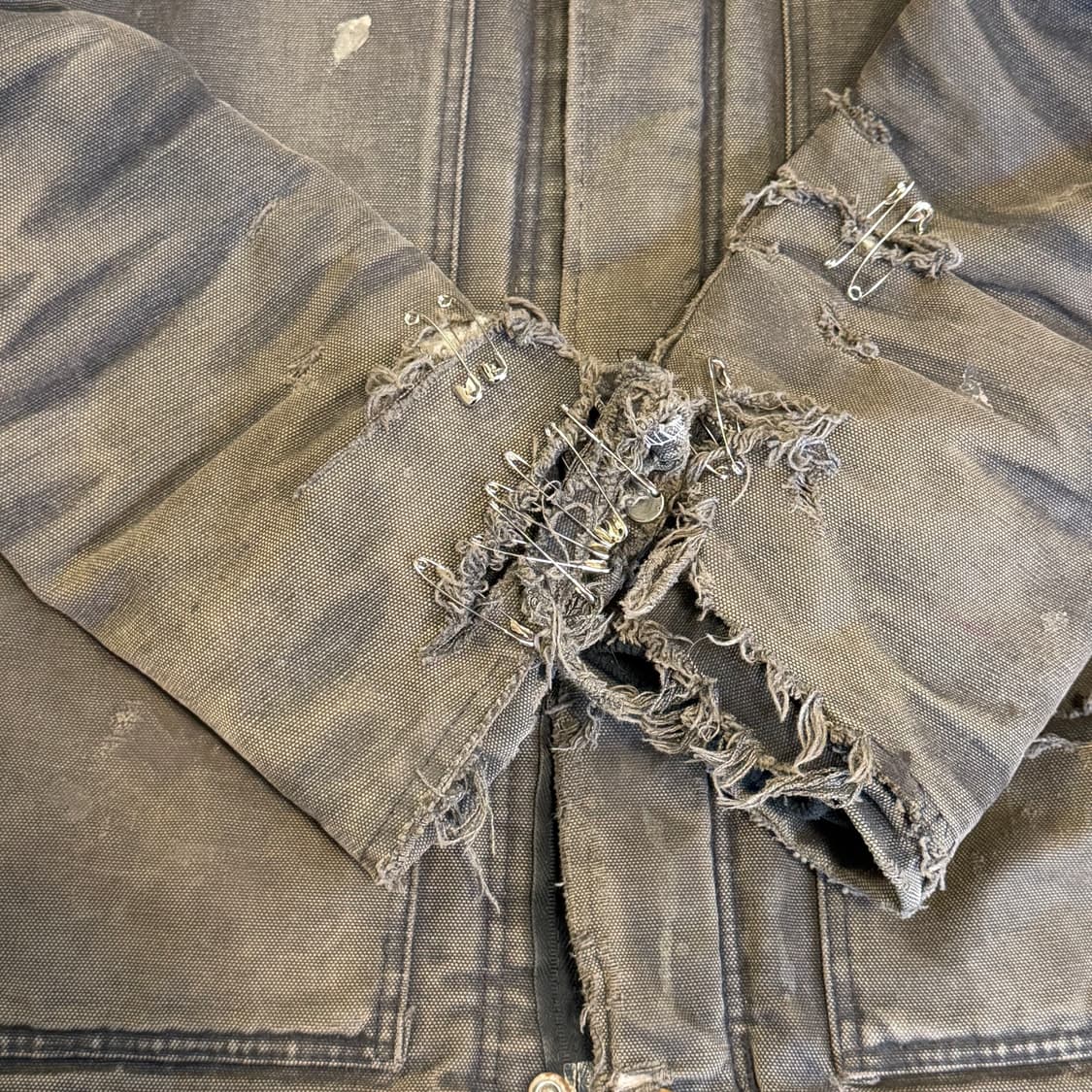 빈티지 90s Field&Forest Distressed 디트로이트 자켓 상품이미지8