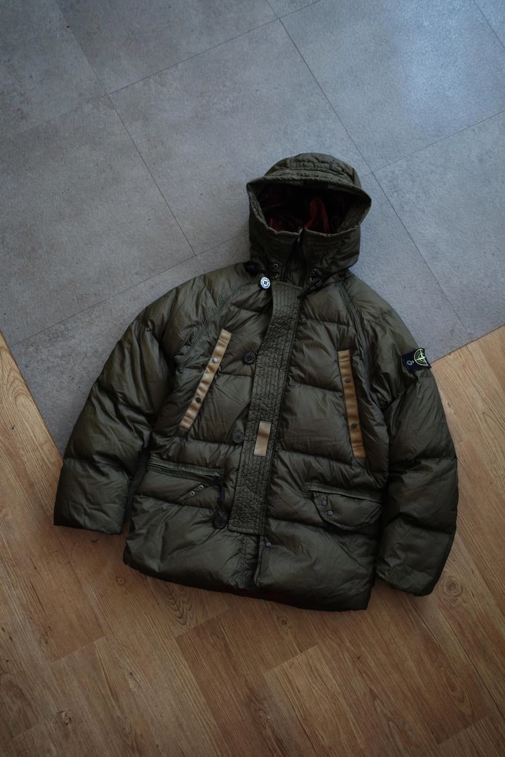 스톤아일랜드 레어 다운 자켓 상품이미지1