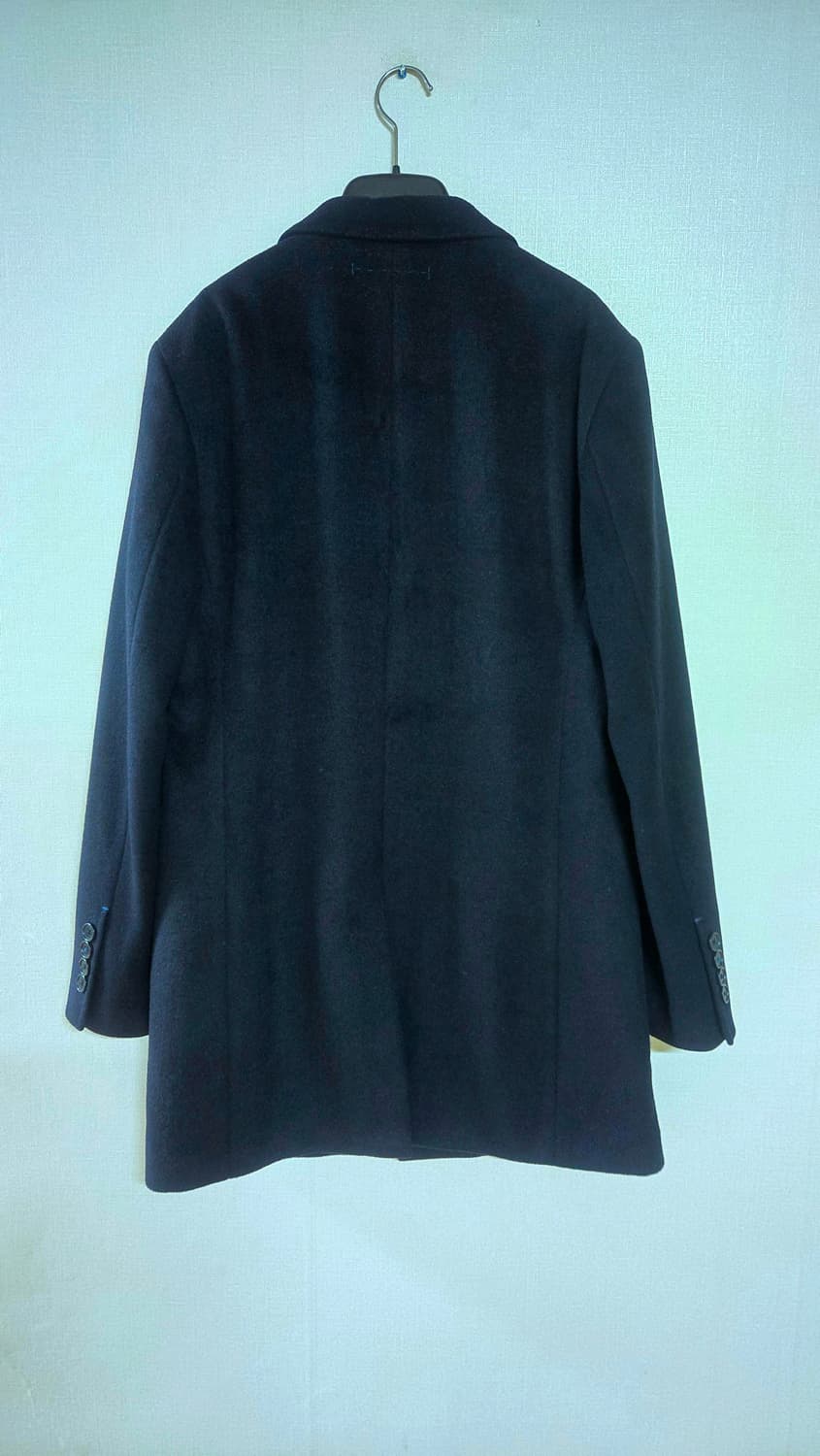 레노마 남성 다크네이비 모직코트, 겨울코트 상품이미지2