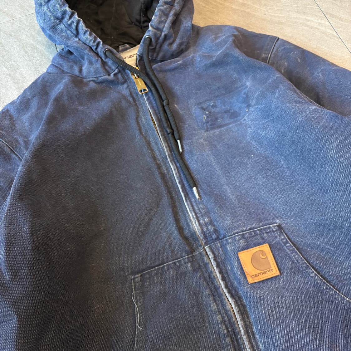 칼하트 정품 네이비 액티브 자켓 상품이미지3