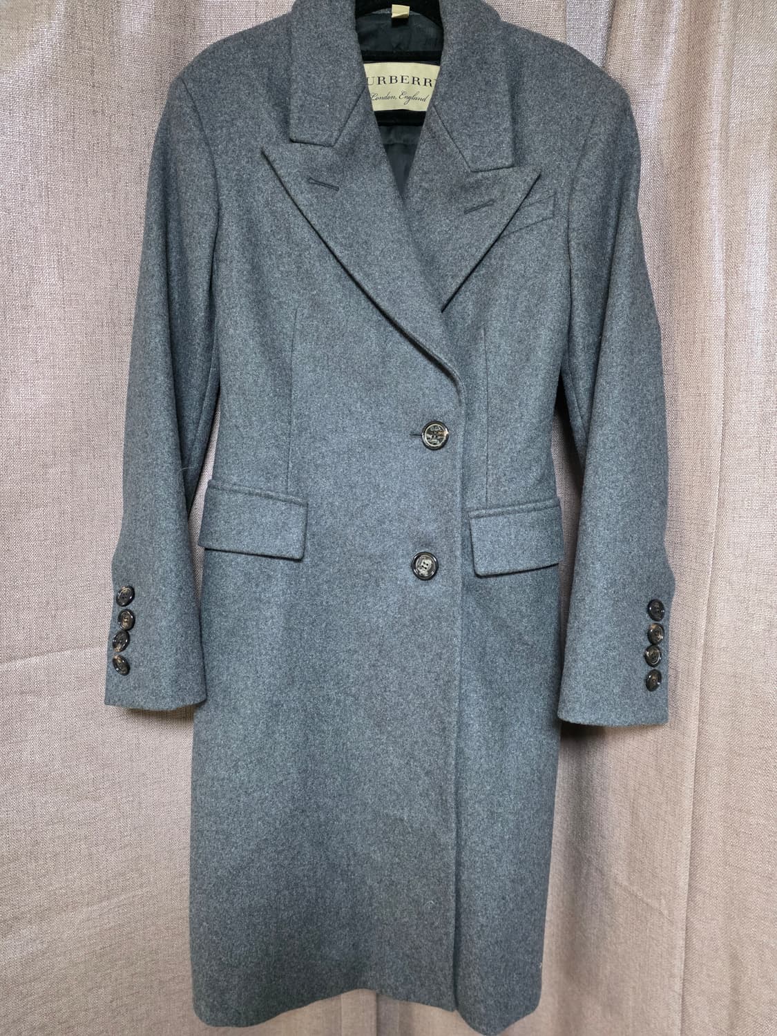 정품버버리캐시미어코트 UK4 상품이미지1