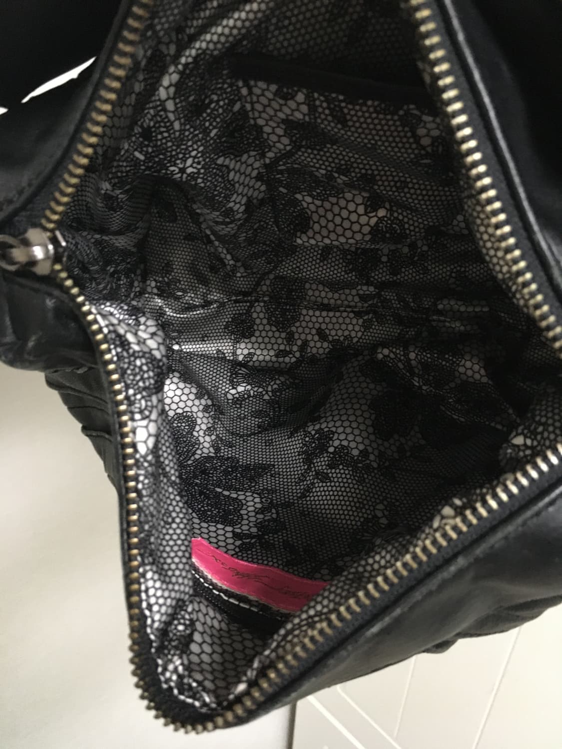 빈티지 가죽 왕리본 숄더백 대장긱시크y2k 히메갸루로걀오네달천 핀터깔 상품이미지2