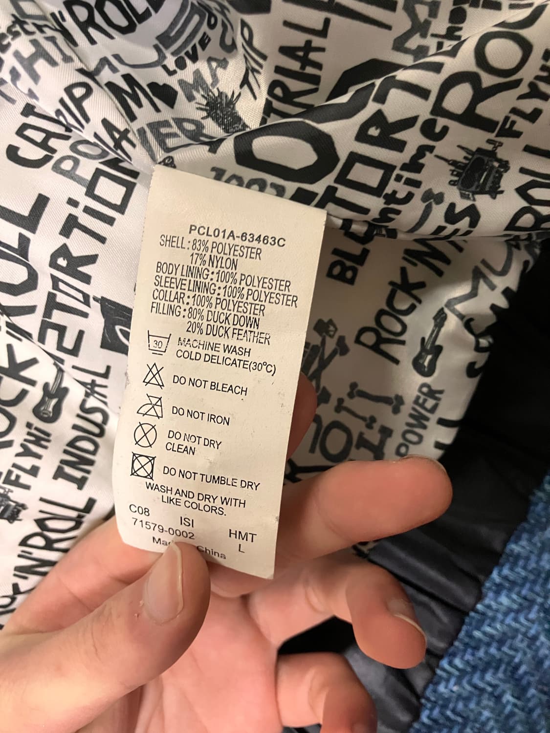 리바이스 엔지니어드 블랙 패딩 L 상품이미지6