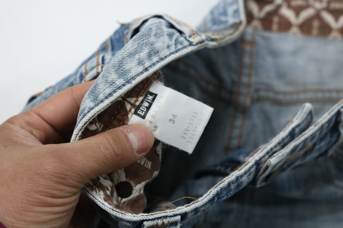 EDWIN 에드윈 빈티지 웨스턴 레더 플랩 포켓 부츠컷 데님 팬츠 상품이미지9