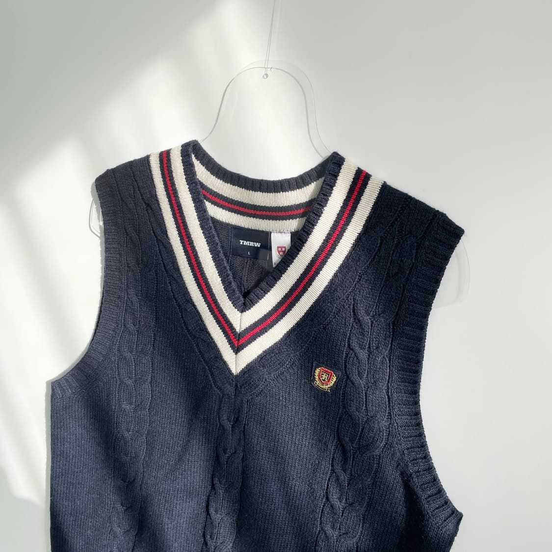 C1 TMRW 니트 조끼 100사이즈 상품이미지2