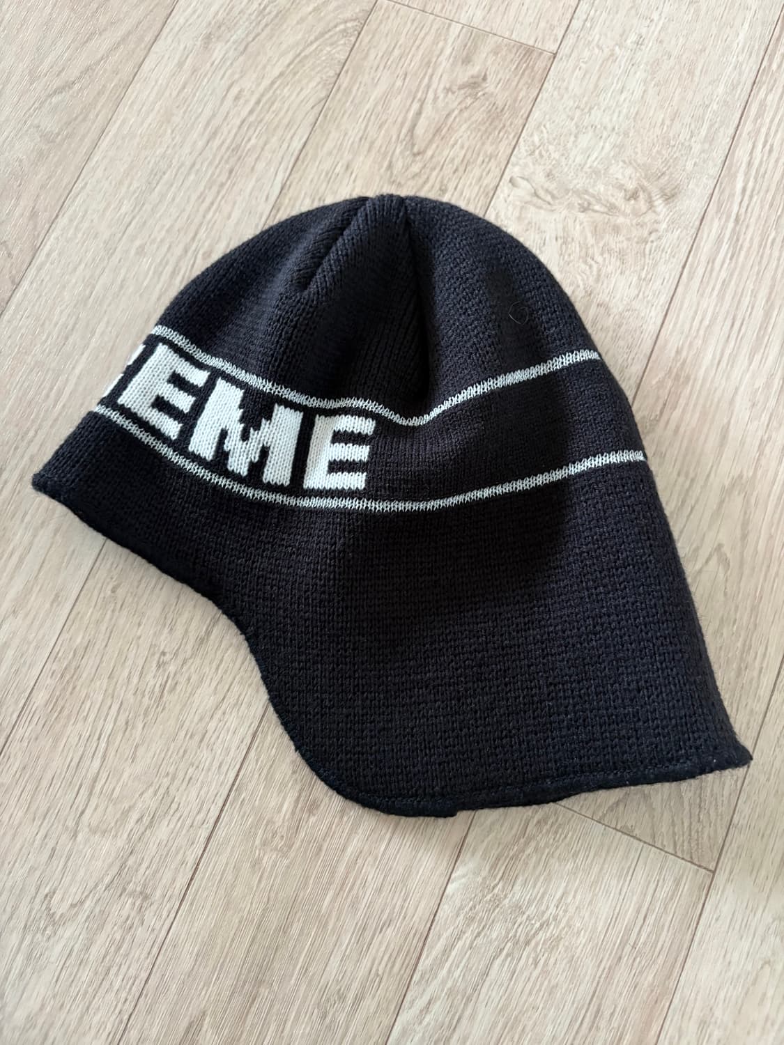 슈프림 이어플랩 비니 블랙 상품이미지4