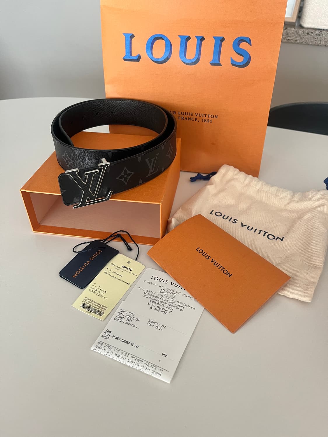 루비이통 90미리 리버서블 남성벨트 상품이미지7