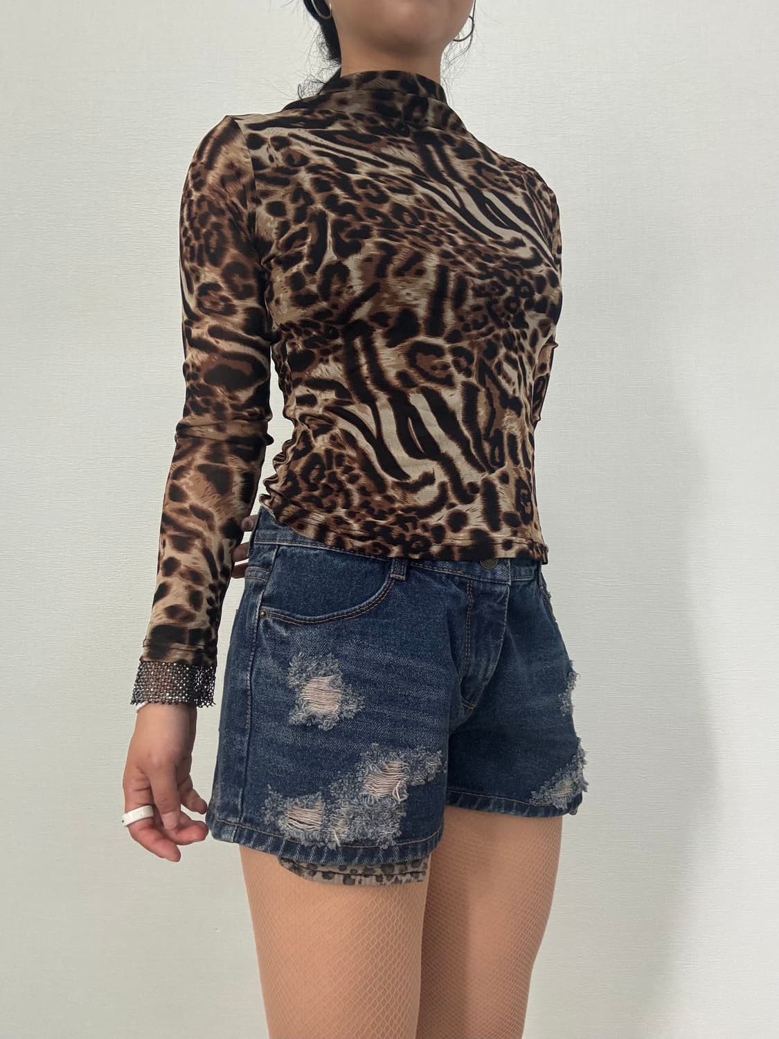 호피 안감 숏팬츠 상품이미지7