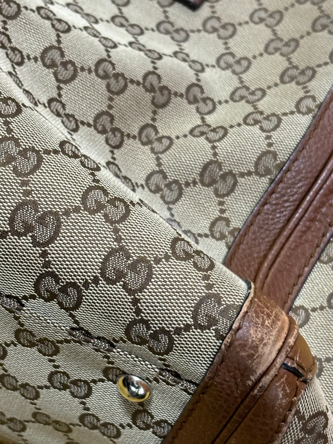 구찌 GG 자가드 쇼퍼 숄더백(보증 영수증 보유) 상품이미지6