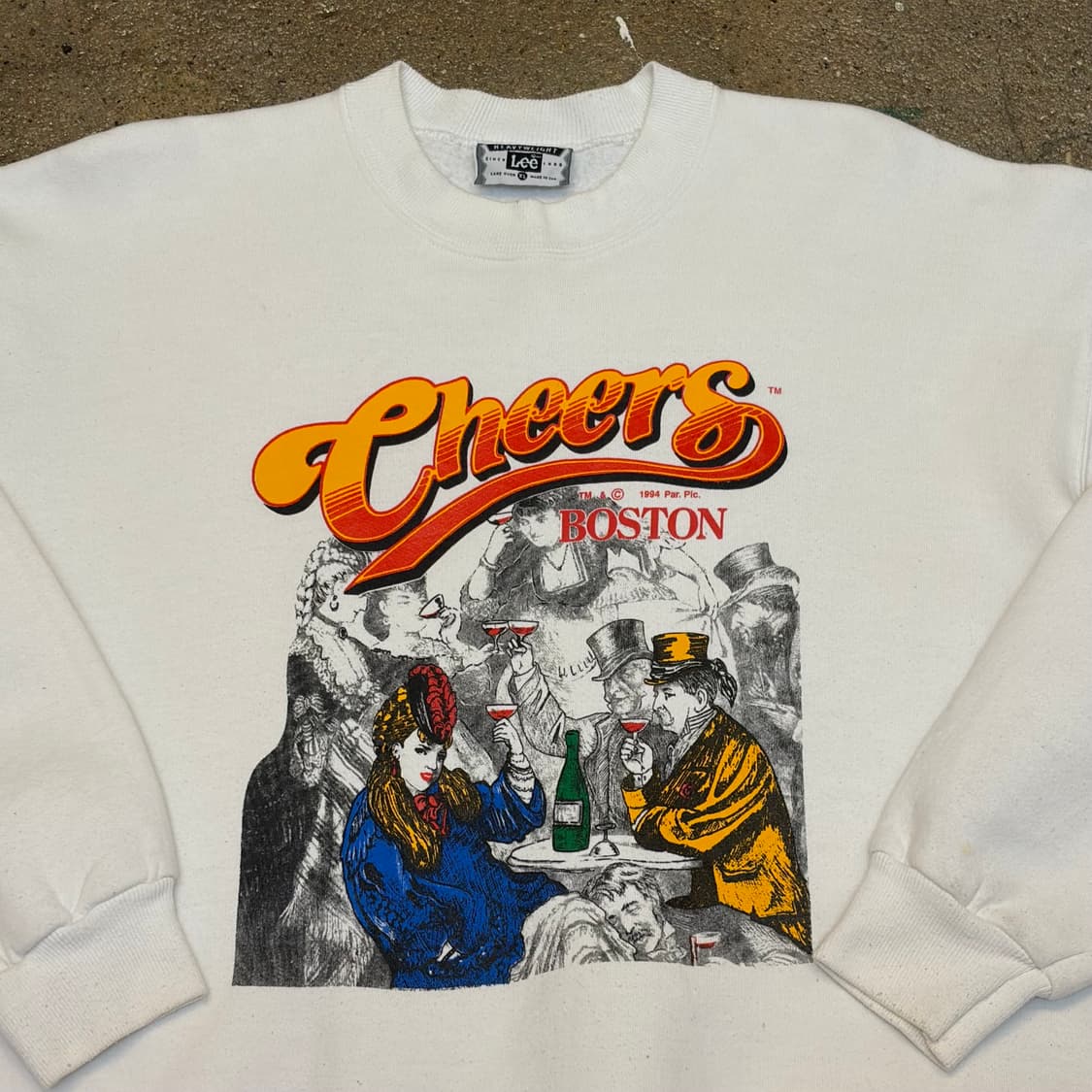 90s Made in USA 미국 빈티지 Lee 건배 맨투맨 상품이미지3