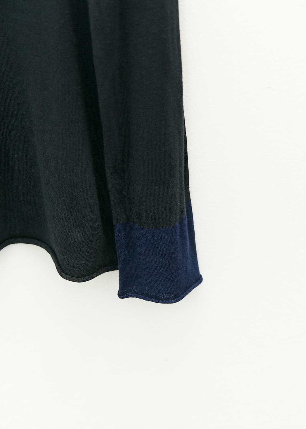 Color Point Sleeve Cotton Knit Top 상품이미지3