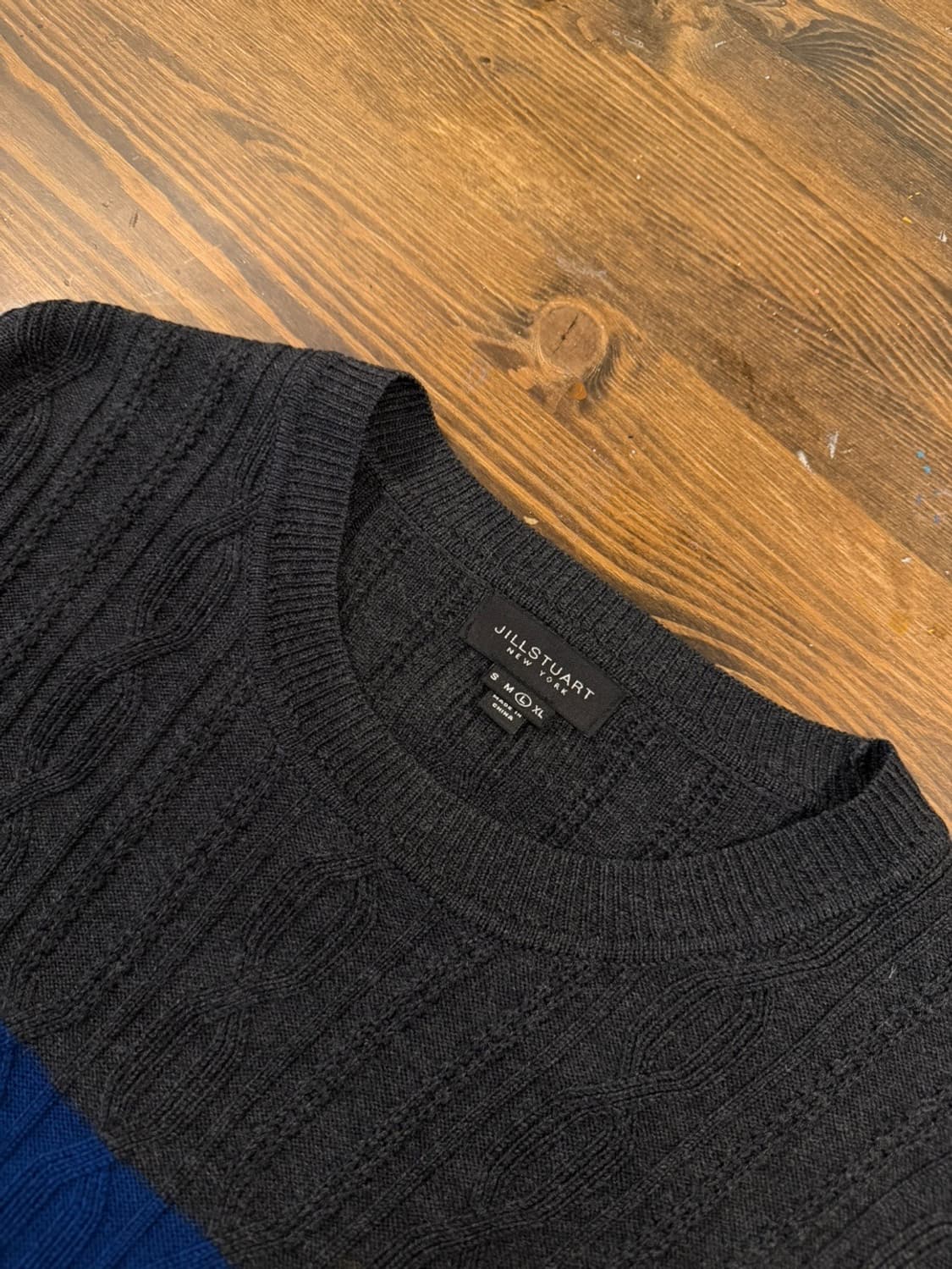 질스튜어트 케이블 니트 남성100 해 상품이미지6